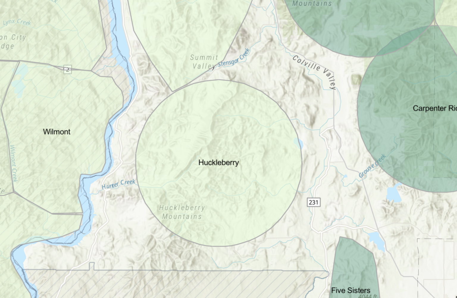 The Huckleberry Pack Pacific Wolf Coalition Huckleberry Pack Territory 1536x1002 